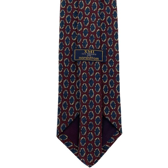 XMI 325 SERIES for NORDSTROM Oval Geometric All Silk Tie Made in USA - Picture 8 of 15